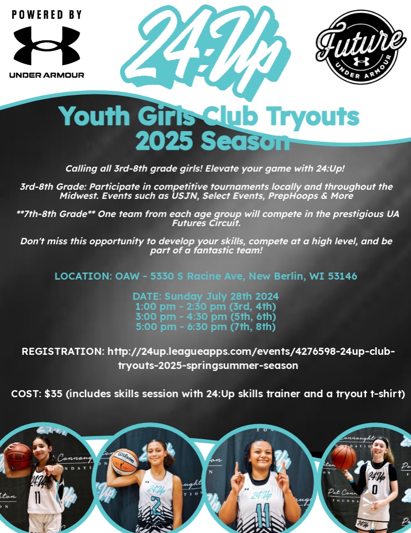 youth girls tryouts